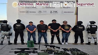 Capturan a líder de células de Los Chapitos en Culiacán