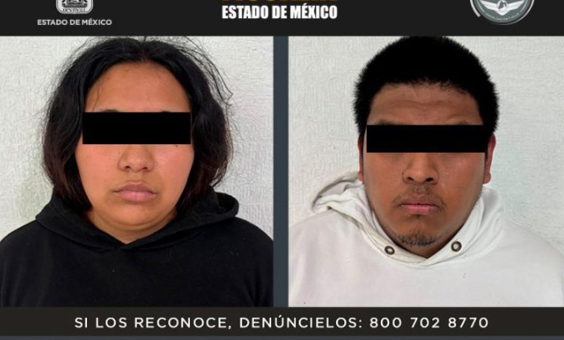 Capturan a pareja por agredir y maltratar a menores en La Paz, Estado de México
