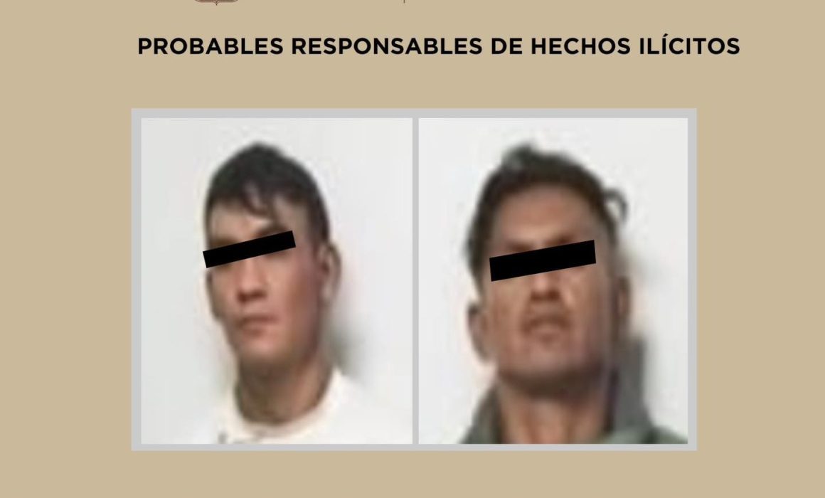 Capturan en Chimalhuacán a dos presuntos delincuentes vinculados a homicidio y narcomenudeo