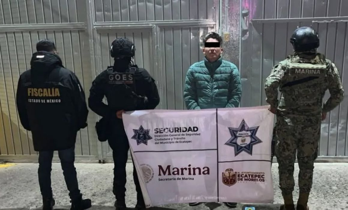 Capturan en Ecatepec a El Calavera, operario clave de banda delictiva y responsable de violencia