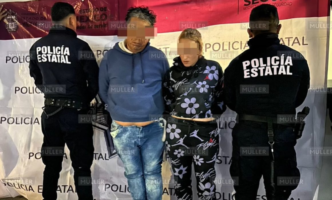 Capturan en Ecatepec a pareja armada que asaltaba transporte público y extorsionaba a choferes