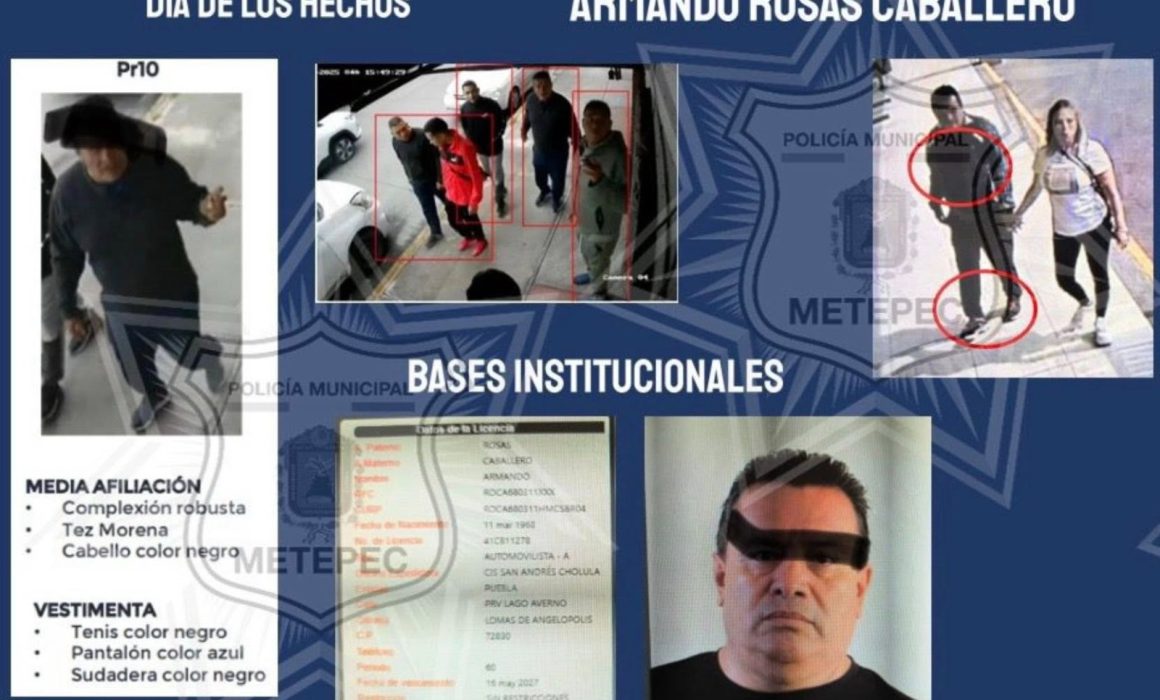 Capturan en Metepec a pareja implicada en robos con violencia en residencias