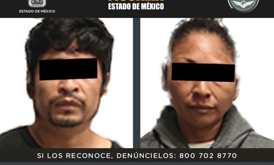 Capturan en Veracruz a pareja buscada desde 2019 por homicidio en La Paz, Edomex