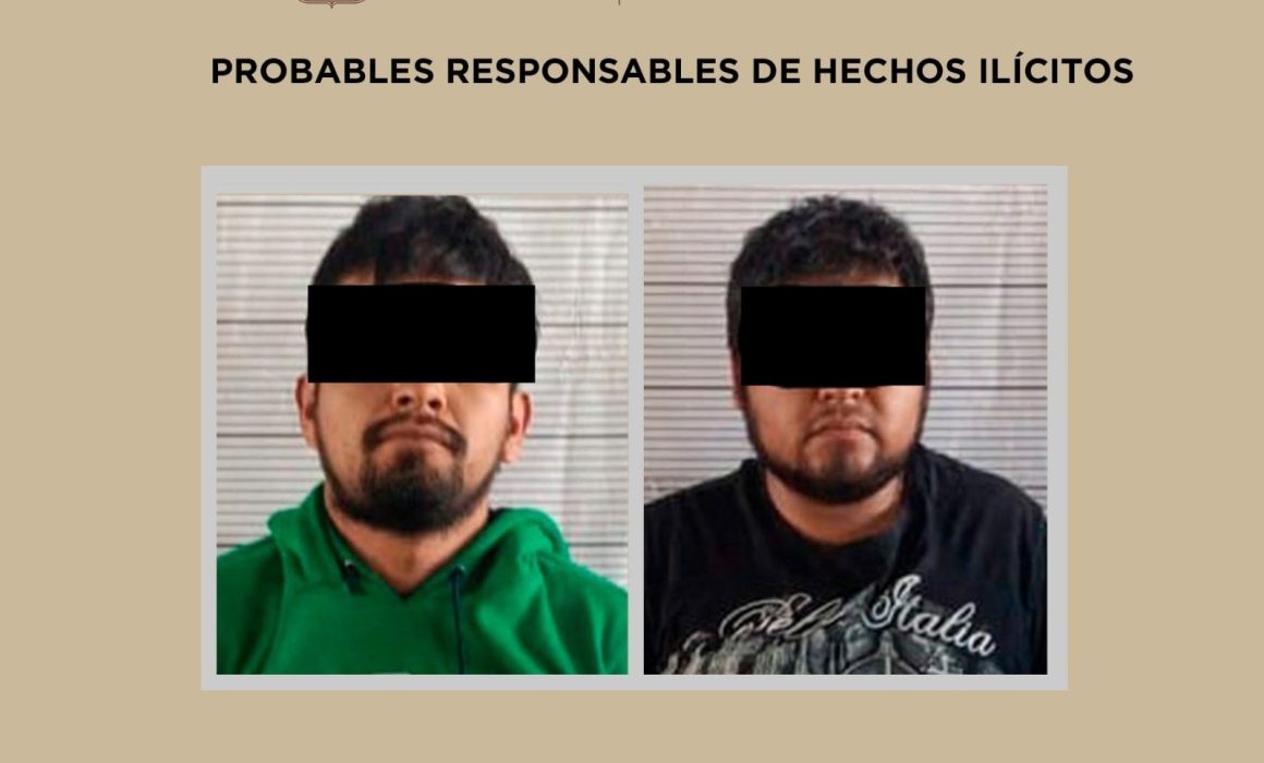 Capturan en Villa Victoria a tres hombres y un menor con armas, droga y reporte de robo