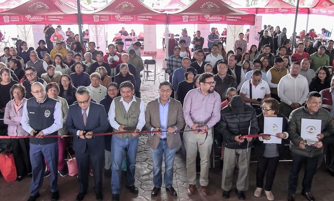 Caravanas Itinerantes del Edomex llevan servicios gratuitos a todas las comunidades
