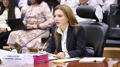 Carla Humphrey aclara que las multas por los acordeones en elección judicial fueron por financiamiento ilegal, no por ilegalidad del material