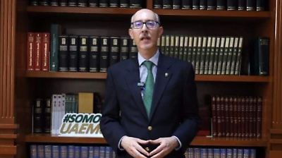 Carlos Eduardo Barrera Díaz presenta su renuncia como Rector de la UAEMex
