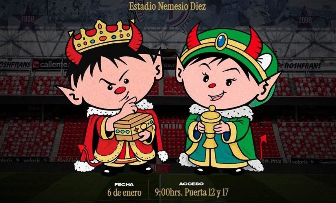 ¡Celebra el Día de Reyes con Toluca FC! Entrenamiento gratuito y donaciones sorprendentes