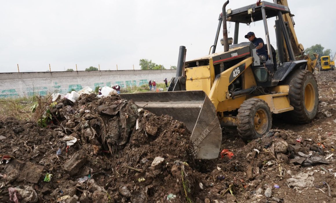 Chimalhuacán y Chicoloapan eliminan 200 toneladas de basura en campaña conjunta para prevenir inundaciones
