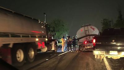 Choque múltiple en la autopista Peñón-Texcoco termina con conductor prófugo y varias unidades dañadas