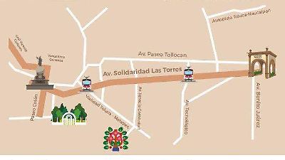 Cierres viales en Toluca y San Mateo Atenco por evento recreativo el domingo 12 de octubre