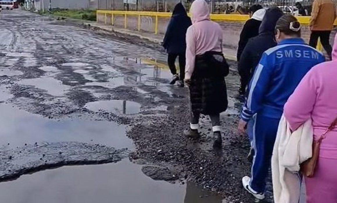 Ciudadanos de Toluca protestarán por el deterioro de vialidades en la zona norte
