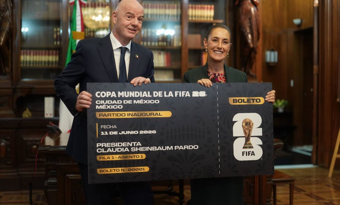 Claudia Sheinbaum regalará boleto del Mundial 2026 a una niña aficionada durante la inauguración en el Estadio Azteca