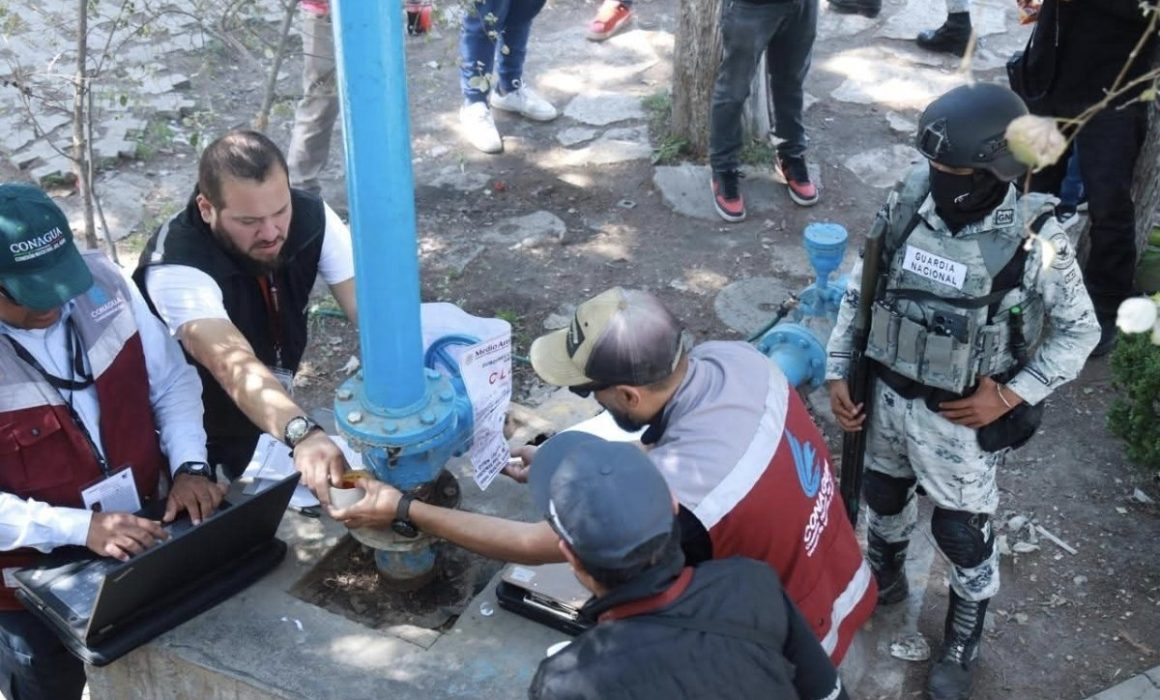 Clausura Conagua pozo de agua por extracción ilegal