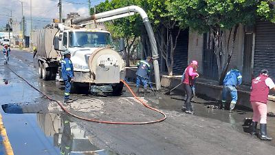 Colonias Culturas y Jacalones en Chalco sin agua por inundación