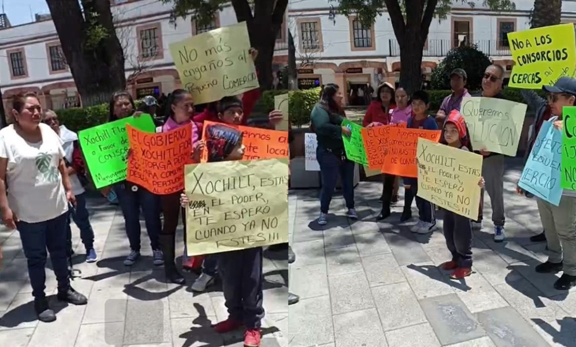 Comerciantes de Chimalhuacán acusan a alcaldesa Xóchitl Flores de usar y abandonar a los comerciantes locales