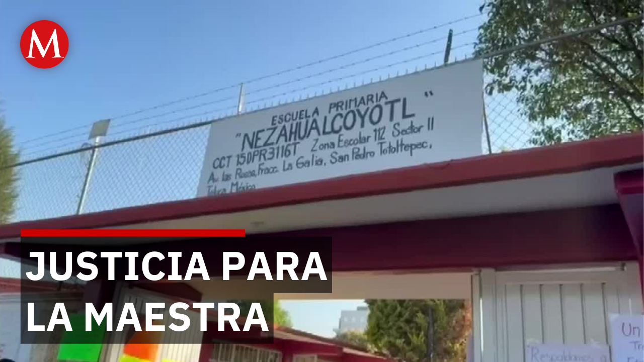 Comunidad escolar en Toluca exige la restitución de maestra acusada falsamente de acoso escolar