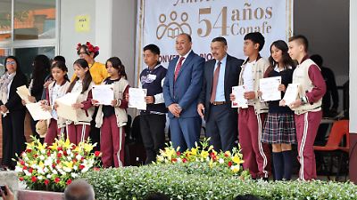 Conafe impulsa el éxito educativo en zonas rurales del Edomex con ganadores de Olimpiadas del Conocimiento