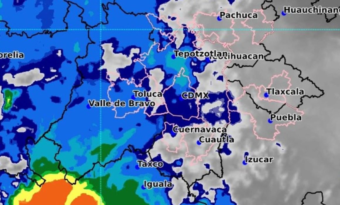 Conagua advierte lluvias por huracán Lorena y activa fase I de alerta en el Estado de México