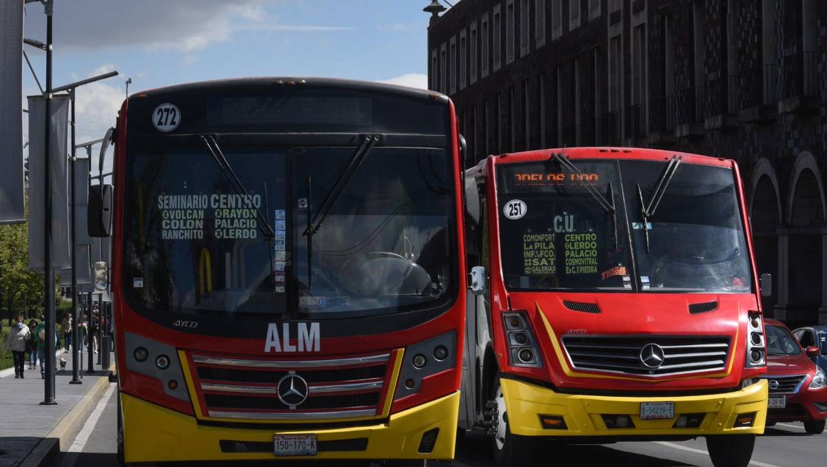 Concesionarios de transporte en Toluca rechazan intenciones de provocar accidentes y respaldan operativos de vigilancia