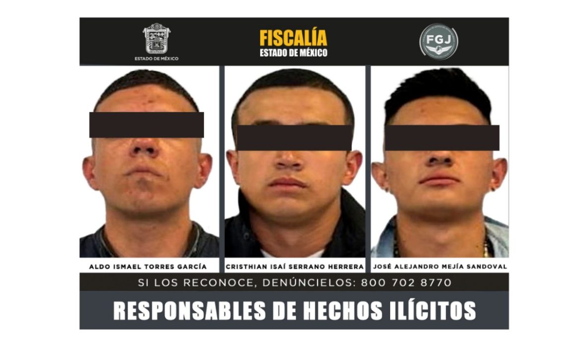 Condenan a 20 años a tres hombres por robo violento en Ecatepec