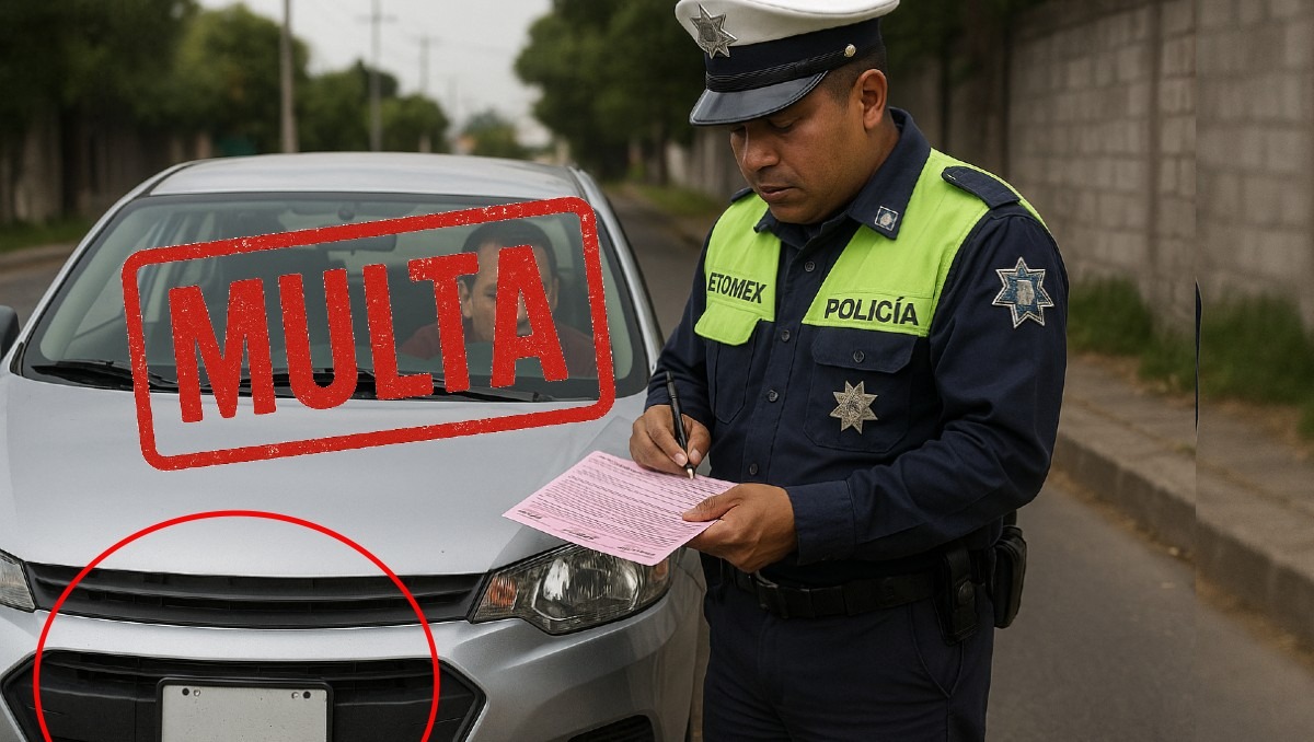 ¿Conducir sin placas en Edomex te saldrá carísimo? Esto dice la nueva multa y lo que debes saber