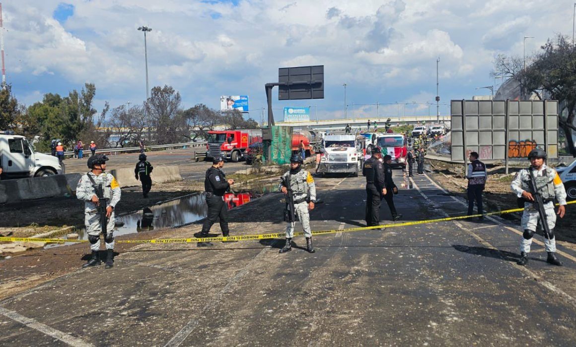 Confirman 57 lesionados y primer fallecido por explosión de pipa en límites de Valle de Chalco