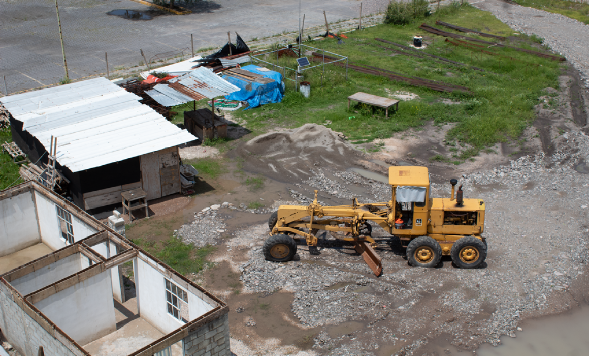 Construcción de nuevos edificios en Huehuetoca lleva solo 20% de avance y no cumplirá plazo prometido