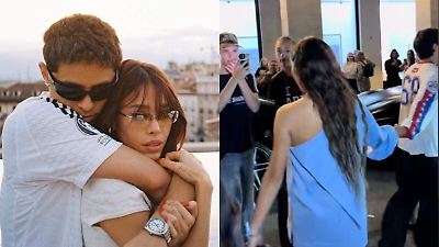 Controversia en redes: Critican a Alex Hoyer por supuesto jaloneo a Danna Paola en video viral