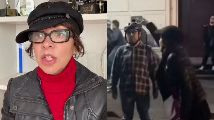 Controversia en redes por actuación de Tatiana Astengo durante marcha: críticas por comportamiento y mensaje de apoyo