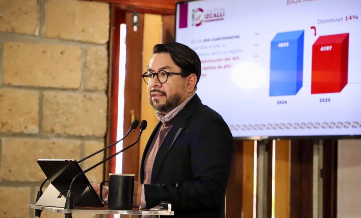 Cuautitlán Izcalli logra una disminución del 14% en delitos de alto impacto en 2025