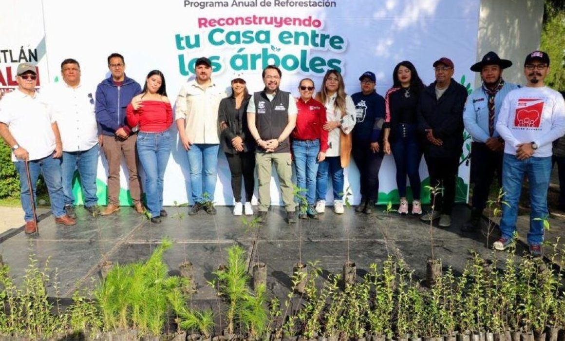 Cuautitlán Izcalli planta 10 mil árboles en jornada comunitaria para revitalizar sus áreas verdes