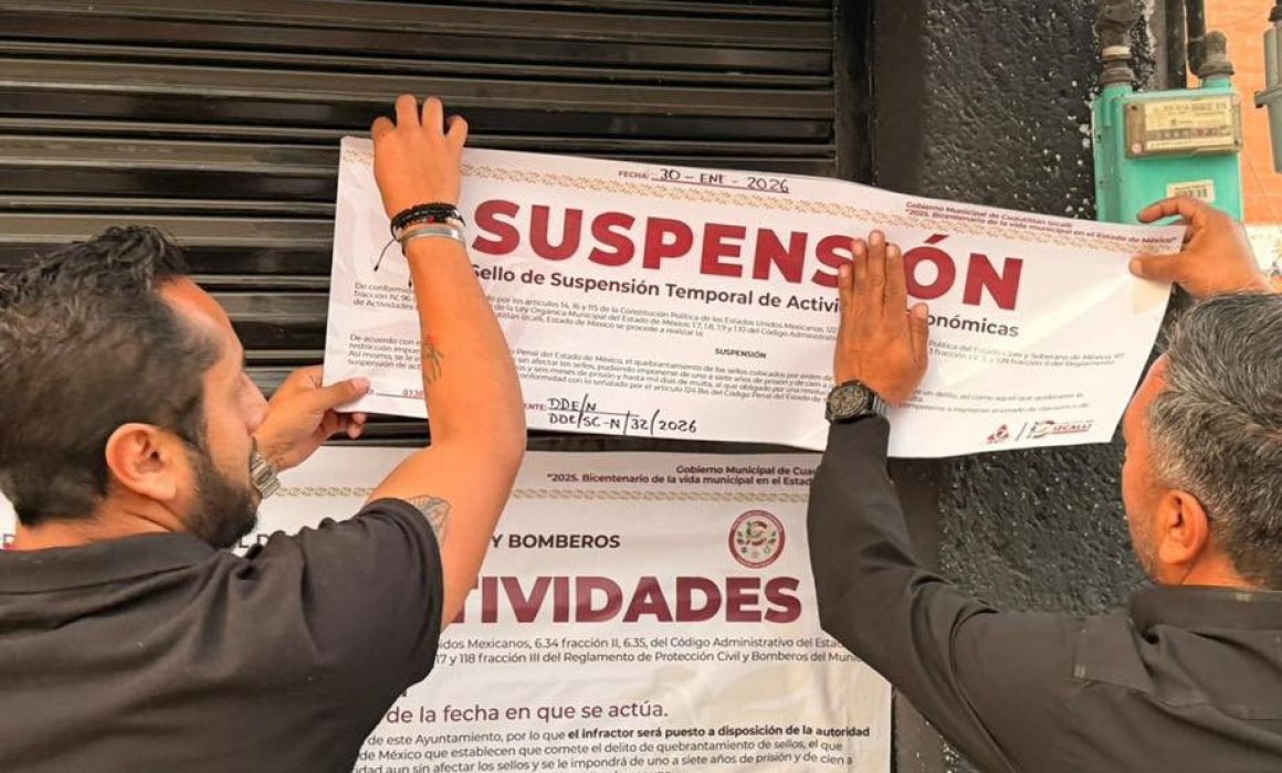 Cuautitlán Izcalli refuerza operativos contra venta ilegal de alcohol y suspende seis chelerías