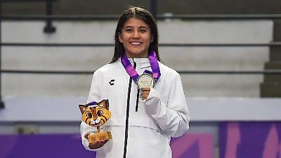 Daniela Rojas logra la medalla de plata en lucha asociada en los Juegos Panamericanos Júnior 2025