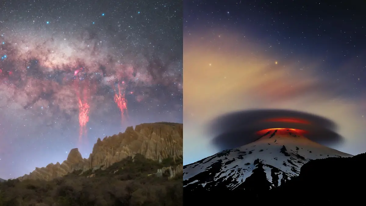 De relámpagos rojos a anillos de fuego: Las increíbles imágenes científicas que sorprendieron en 2025 según Nature