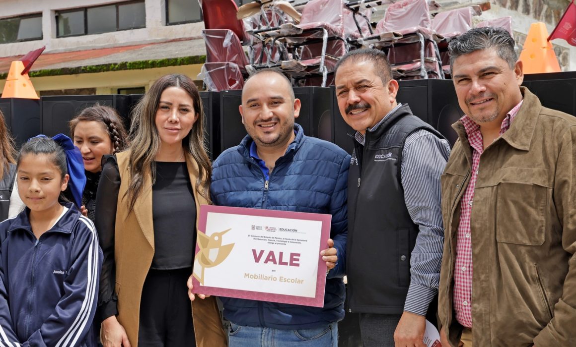 Delfina Gómez destina más de 13 millones de pesos para fortalecer la educación en municipios mexiquenses