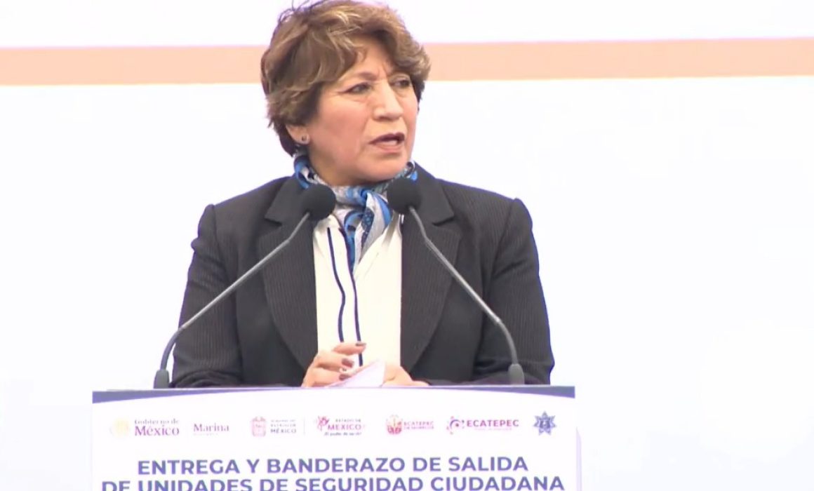 Delfina Gómez entrega 450 patrullas en Ecatepec para reforzar la seguridad en el Estado de México