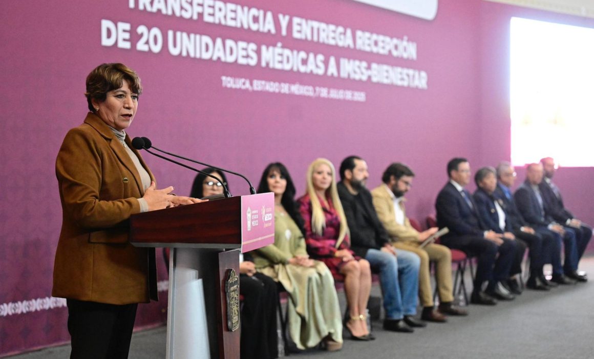 Delfina Gómez impulsa salud universal en Edomex con incorporación de 20 unidades médicas al IMSS-Bienestar