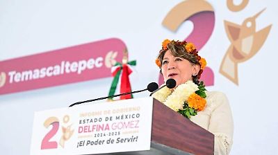 Delfina Gómez resalta avances en inversión, empleo y programas sociales en el sur del Estado de México