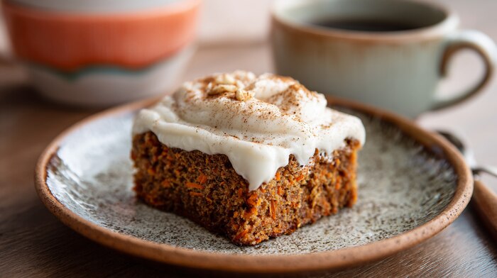 Deliciosa versión saludable de pastel de zanahoria sin hornear y baja en azúcar