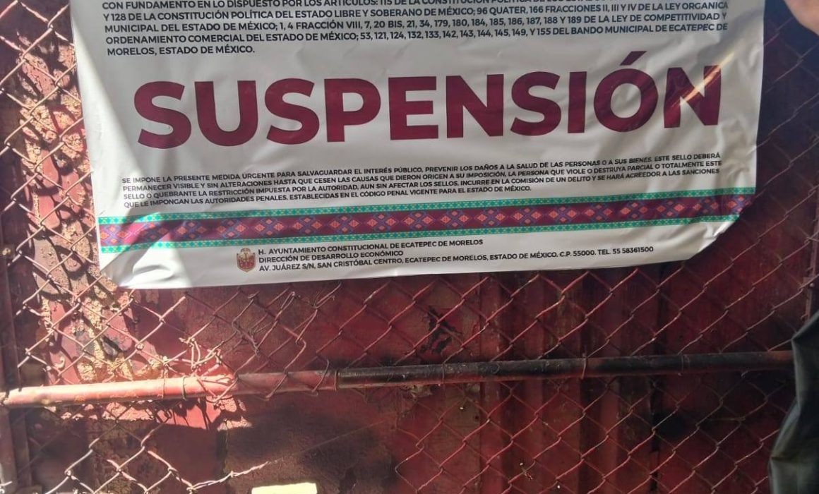 Desalojan sin justificación un taller mecánico en Ecatepec bajo sospecha de favoritismo