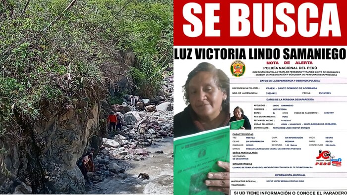 Desaparece docente en el VRAEM: Esfuerzos conjuntos de Fuerzas Armadas y comunidad en su búsqueda