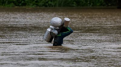 Desastres en la región himalaya de India: al menos 30 víctimas por inundaciones y deslaves