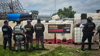 Desmantelan 31 inmuebles en 12 municipios del Estado de México en operación contra el despojo