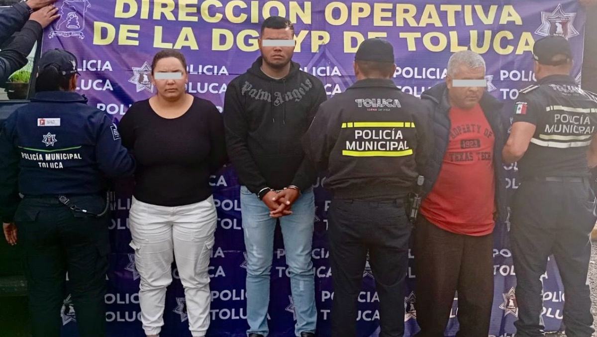 Desmantelan banda de préstamos 'gota a gota' en Toluca; capturan a dos colombianos y un mexicano