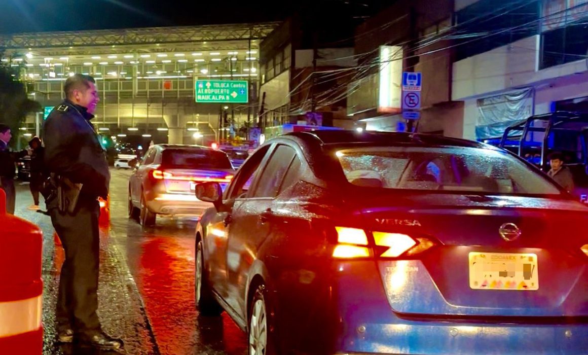 Detenidas 33 personas en Toluca por conducir en estado de ebriedad durante los festejos del Día del Padre