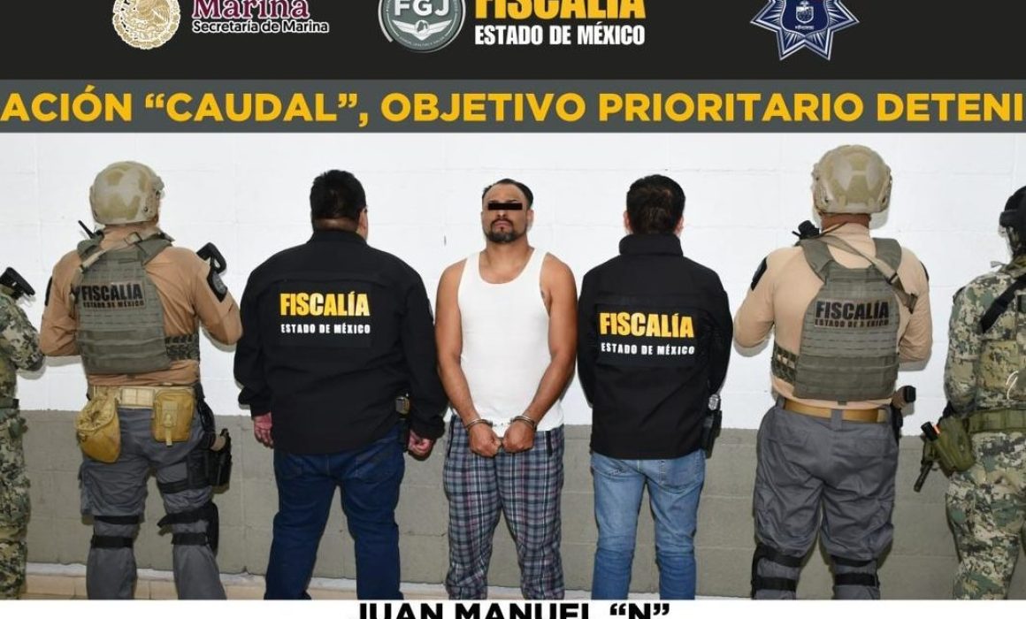 ¡Detenido otro objetivo clave en Ecatepec durante el operativo Caudal!