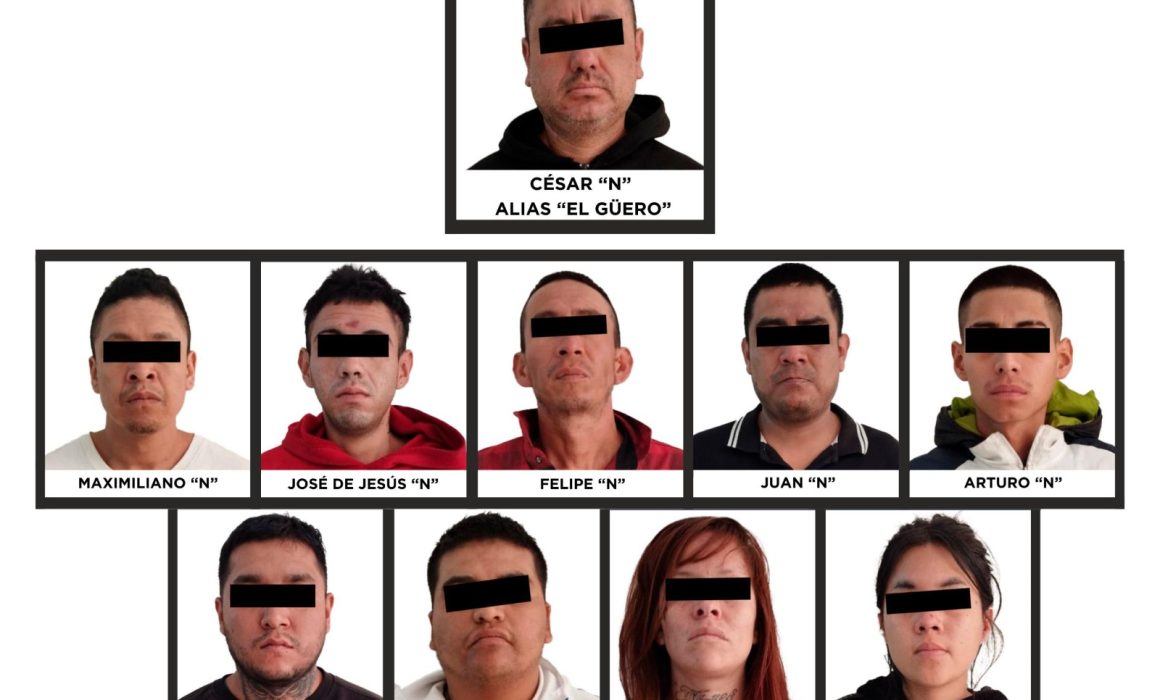 Detienen a 10 integrantes de la célula delictiva responsable de la muerte de Dulce en Chalco