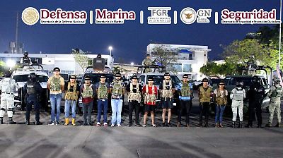 Detienen a 12 presuntos delincuentes en Tabasco relacionados con el CJNG