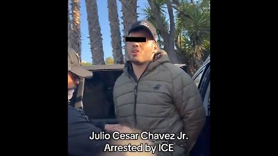 Detienen a Julio César N, hijo del histórico boxeador Julio César Chávez, por vínculos con el crimen organizado en EU